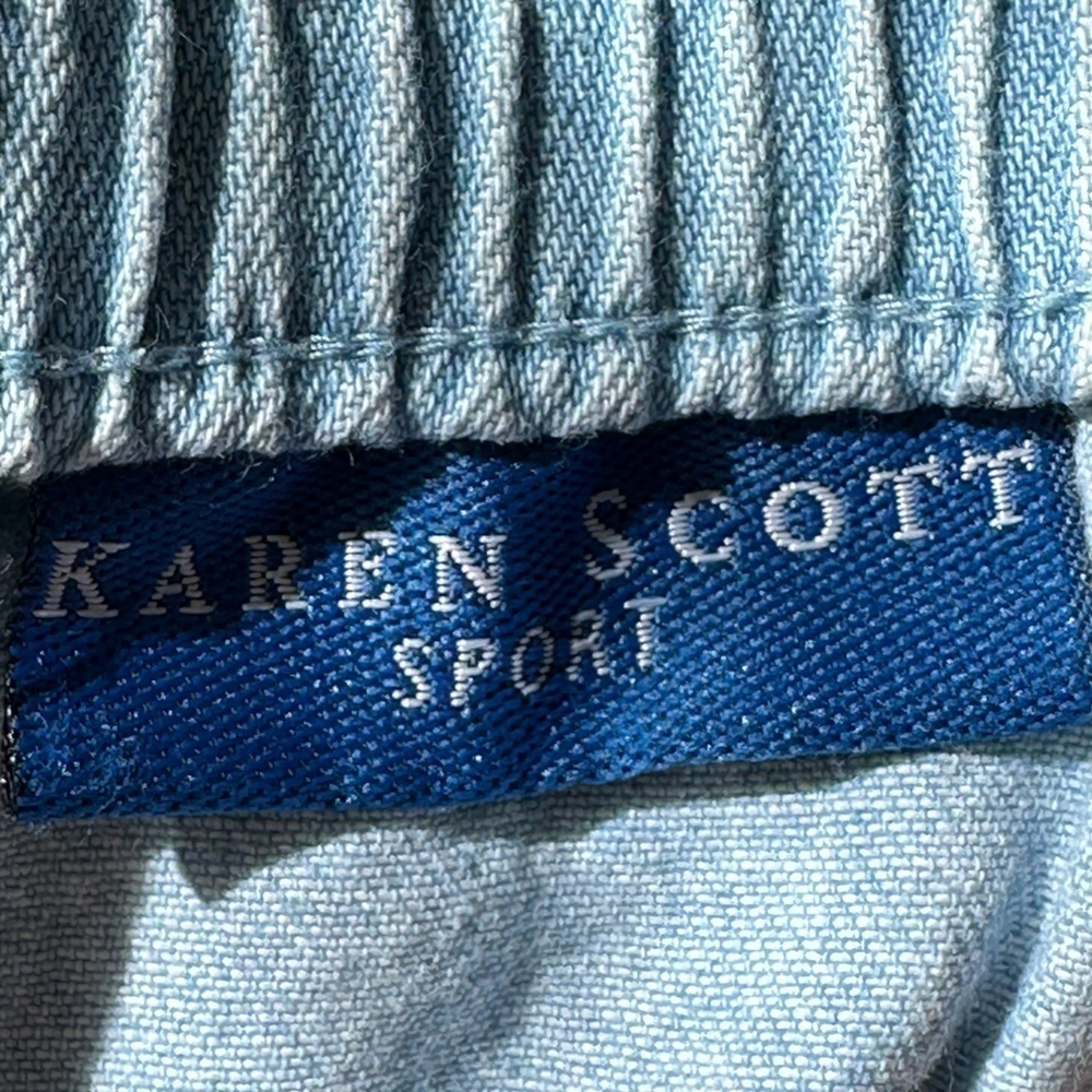 Karen Scott size 18 denim shorts. - Picture 5 of 6